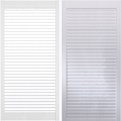 Shutters Panel Options - LOUVRE SIZES