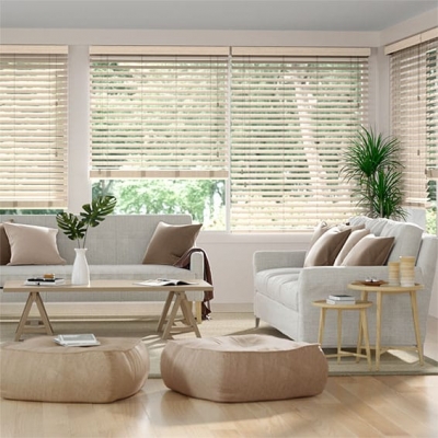 Metropolitan Almond Wooden Blind