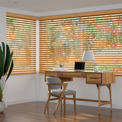 Metropolitan Golden Oak Wooden Blind