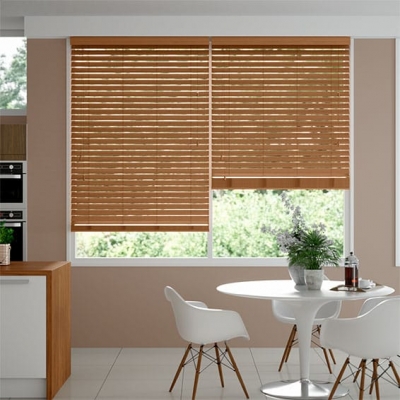 Metropolitan Honeyed Oak Wooden Blind