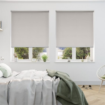 Serenity Oyster Blockout Roller Blind