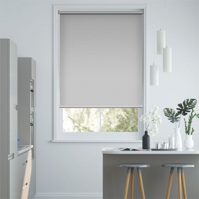 Titan Simply Grey Blockout Roller Blind